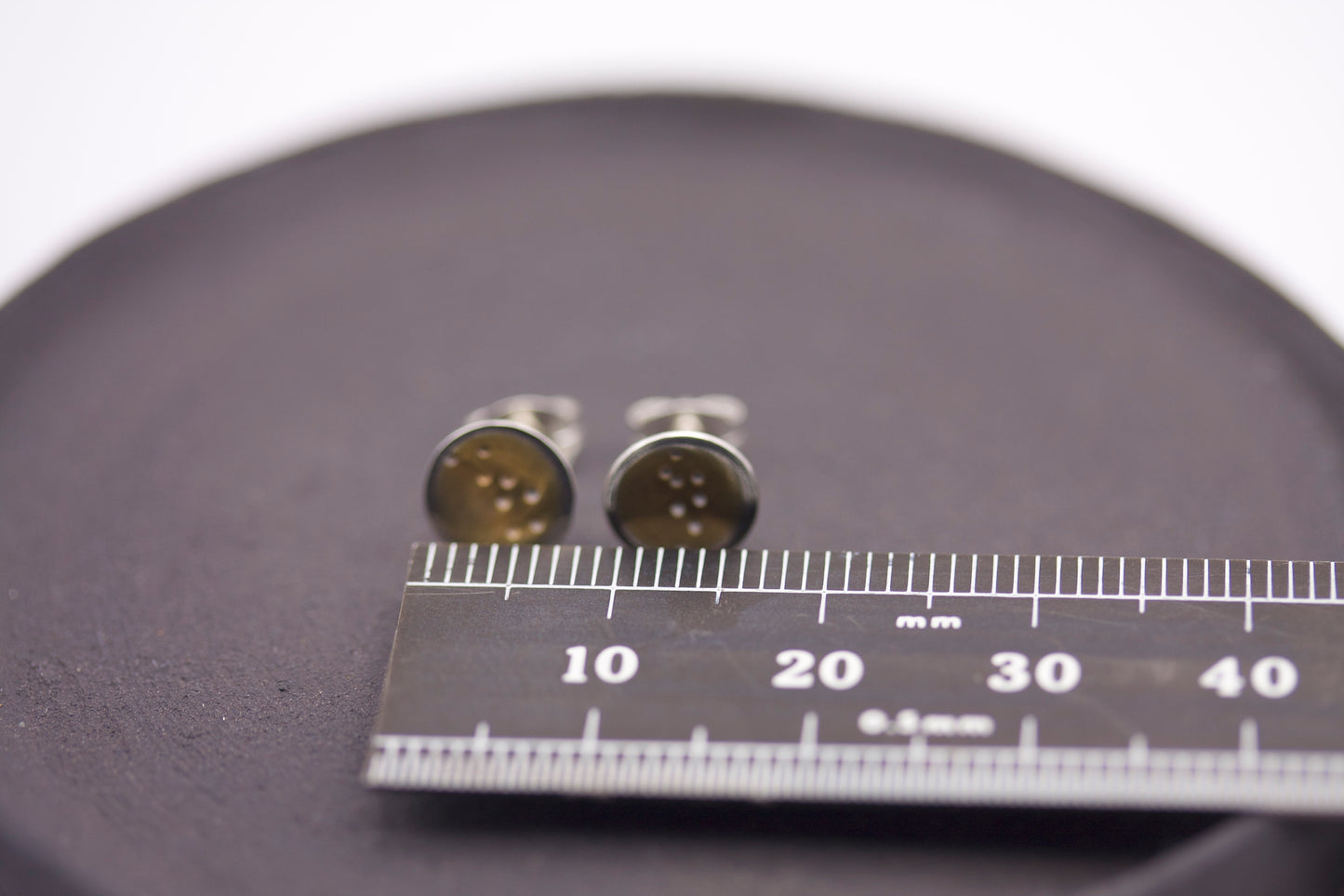 Galaxy Stud Earrings Sterling Silver with Gold Plated Detail