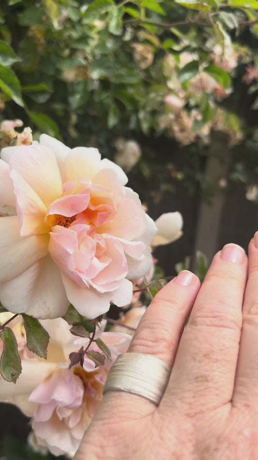 Silver Mitsuro Hikime Ring size Q